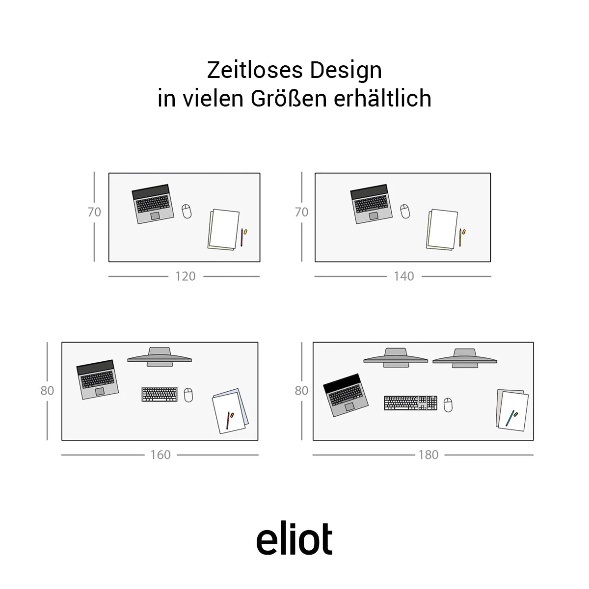 Eliot Original Black Tischplatte Soft Graphite 160x80cm - Image 9